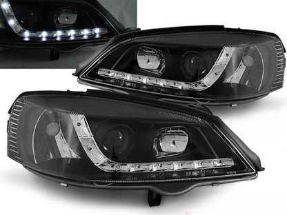 💫ART.6229 FARI OPEL ASTRA G 1997-2004 NERO LUCE DIURNA💫