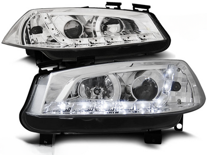 FARI CROMATI ADATTI PER RENAULT MEGANE II 11.02-12.05 DAYLIGHT