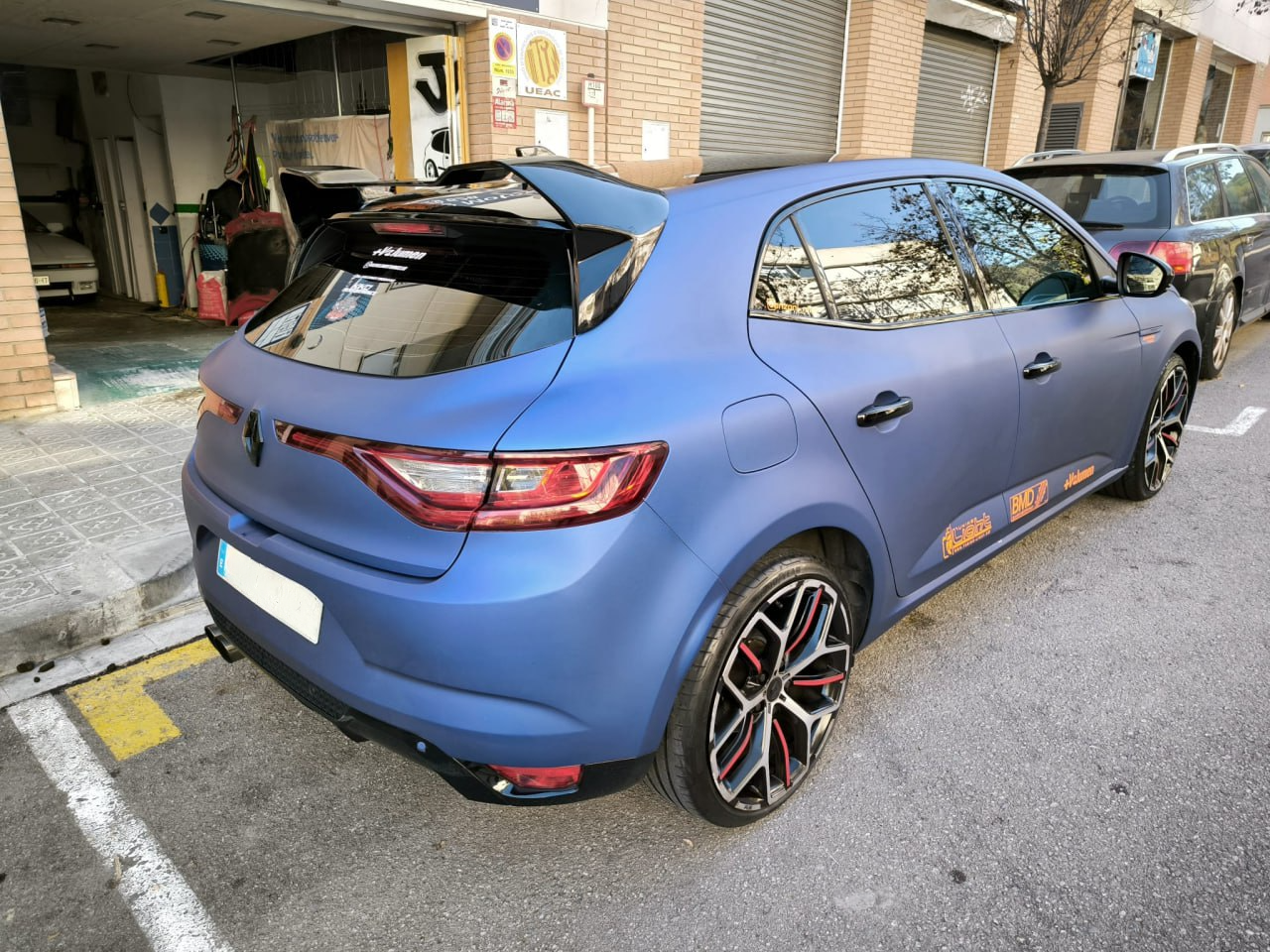 💎SPOILER TETTO ADATTO PER RENAULT MEGANE 4 IV STANDARD LOOK RS NERO LUCIDO💎