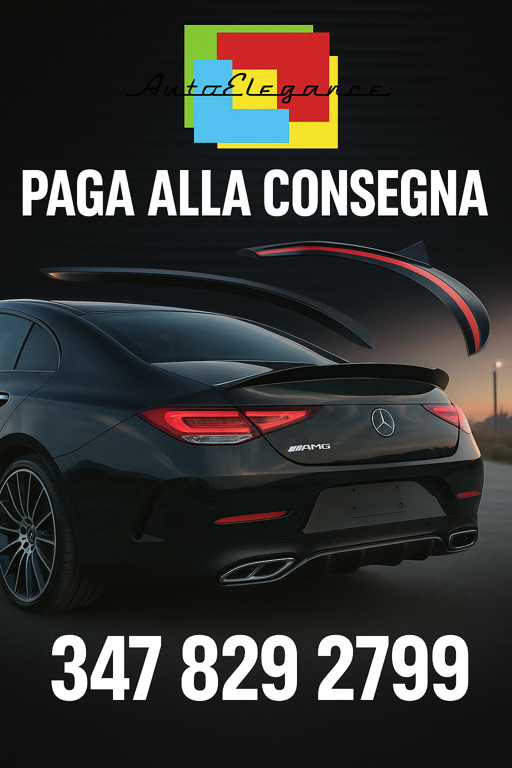 👌SPOILER ADATTO PER Mercedes-Benz CLS AMG-Line / 53AMG C257👌
