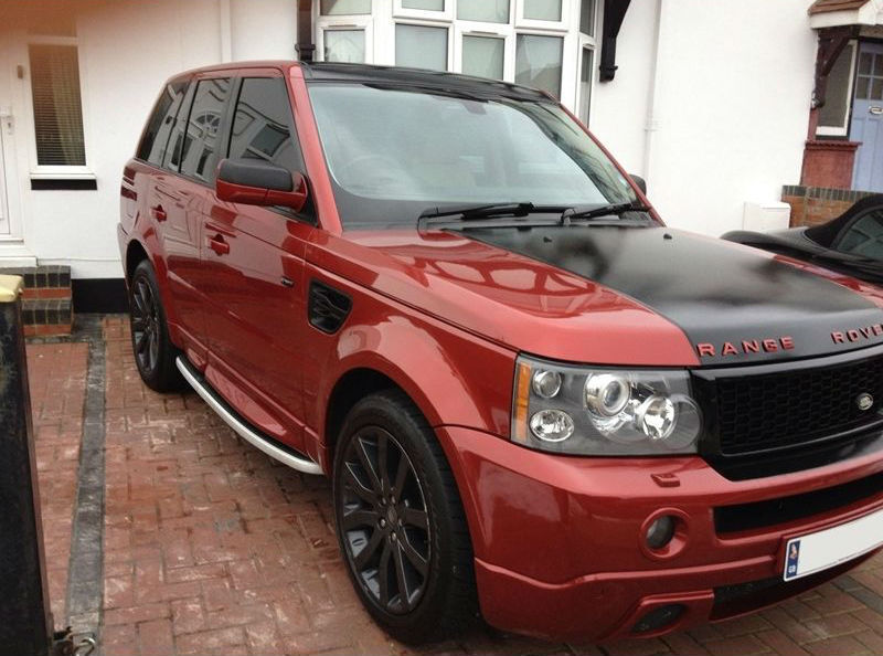 PEDANE ADATTE PER RANGE ROVER SPORT L320 2005-2012 OEM ALLUMINIO LOOK SPORTIVO