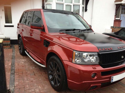 PEDANE ADATTE PER RANGE ROVER SPORT L320 2005-2012 OEM ALLUMINIO LOOK SPORTIVO