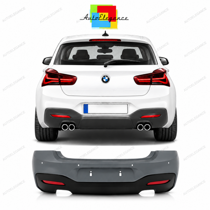 💕PARAURTI POSTERIORE BMW F20 F21 LCI 15-19 LOOK M PDC DOPPIA USCITA💕