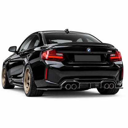 👉Diffusore paraurti M Performance adatto per BMW M2 (F87) 15-21 Nero lucido👈
