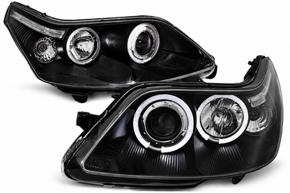 ART.6271 FARI ANTERIORI ADATTO PER CITROEN C4 2004-2010 NERO