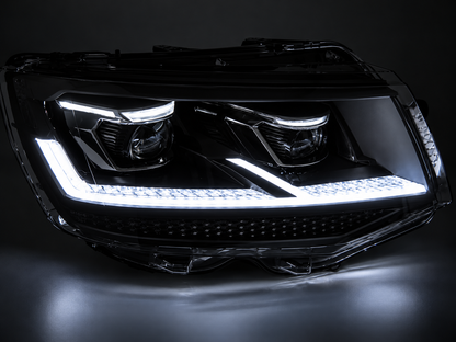 ART.10751 FARI ANTERIORI ADATTO  PER VW T6 15-19 NERO