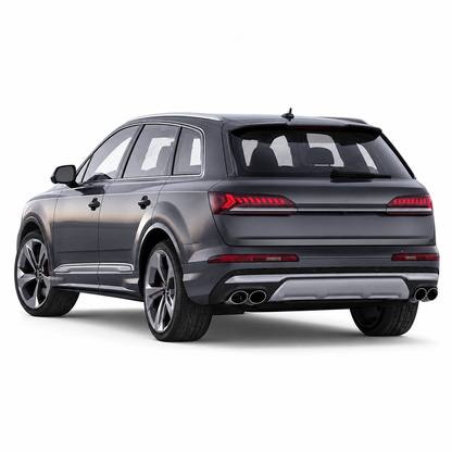 👉Diffusore Posteriore Look SQ7 + Terminali Cromati per Audi Q7 20-23👈
