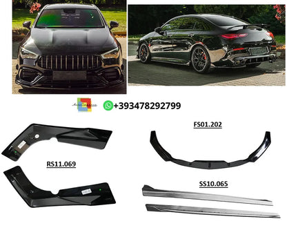 💫Splitter / Flaps / Sotto Minigonne per MERCEDES CLA45s C118 2019-2023💫