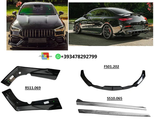 💫Splitter / Flaps / Sotto Minigonne per MERCEDES CLA45s C118 2019-2023💫