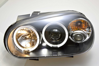 💫ART.7226 FARI "ANGEL EYES" NERI adatto per VW GOLF 4 09.97-09.03💫
