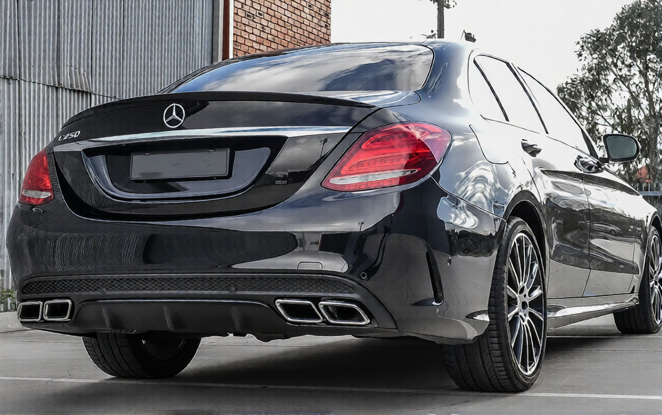 💫ART.6655 Spoiler Posteriore look AMG per Mercedes Classe C Sedan 2013-2021💫