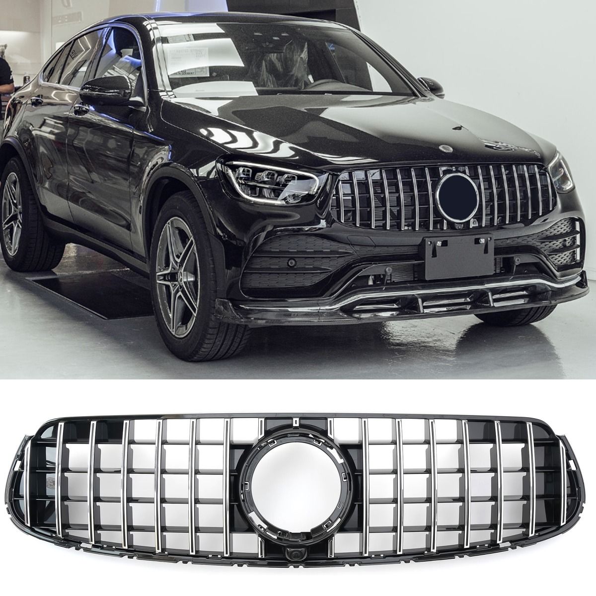 😍ART.6608 Griglia Sport Adatta Per Mercedes X253 GLC-Class Facelift😍