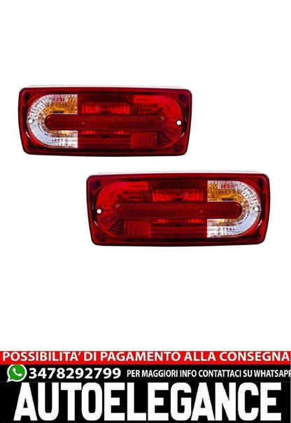 Fanale posteriore adatto per Mercedes Classe G W463 (1989-2015) G55 Design Rosso Chiaro
