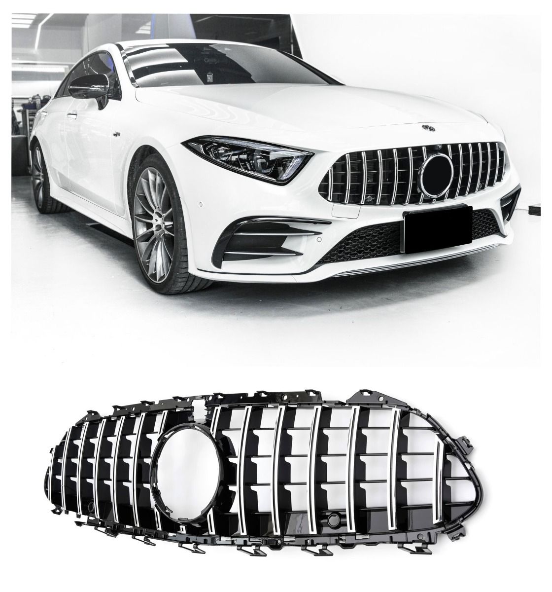 😍ART.6653 Griglia Sport Adatta Per Mercedes C257 CLS😍