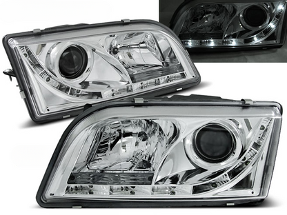 FARI ADATTI PER VOLVO S40/V40 02.96-12.03 LUCE DIURNA CROMATA