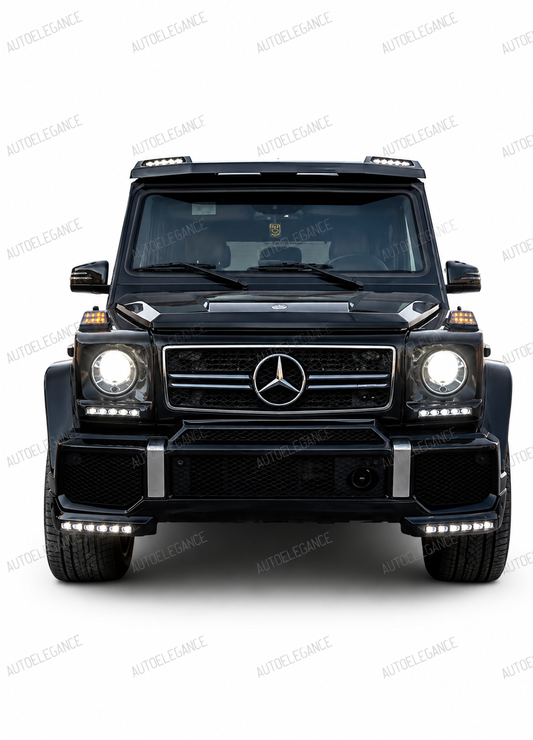 💕ART. 1165  SPOILER ANTERIORE  MERCEDES CLASSE G W463 1989-2017 + LED💕