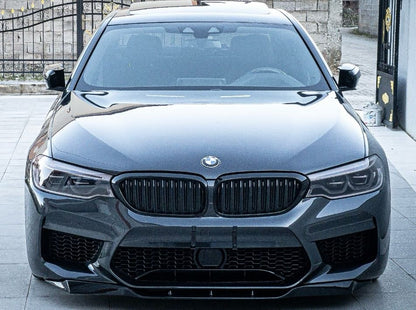 SPLITTER ADATTO PER BMW SERIE 5 F90 M5 (G30 G31) 2017-2020 LOOK NERO LUCIDO