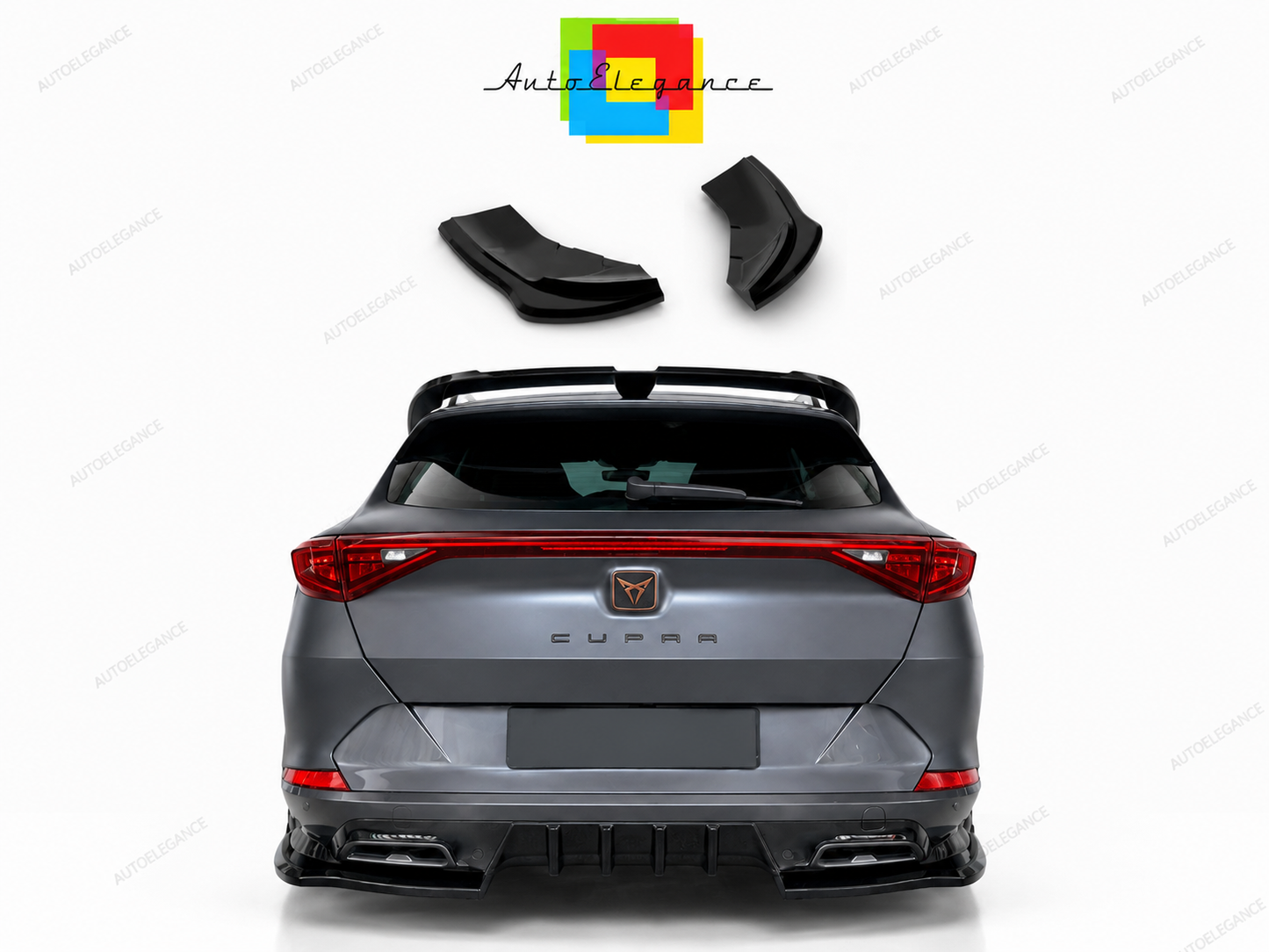 👉Coppia Divisori Laterali Posteriori Cupra FormentorMK1 20-24 ABS nero lucido👈