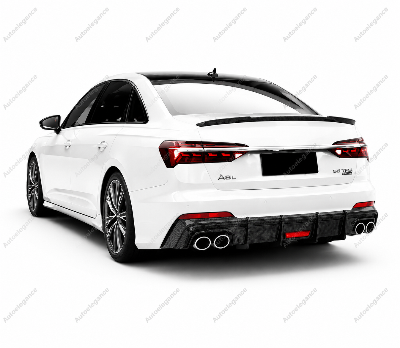 🔥ART.9915 SPOILER IN FIBRA DI CARBONIO STILE M4 PER AUDI A6 S6 C8 BERLINA 18+🔥