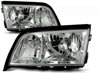 CHROME HEADLIGHTS for MERCEDES W202 C-Class 06.93-06.00 