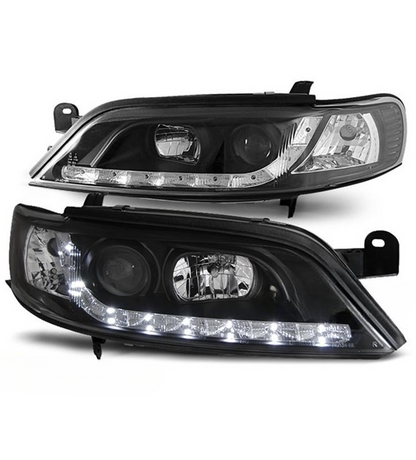 💫ART.6233 FARI DAY LIGHT NERO per OPEL VECTRA B 1999-2002 💫
