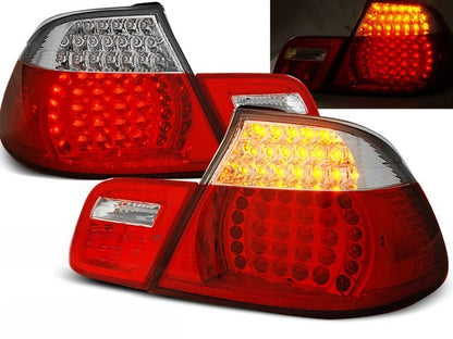 💫ART.6727 Fanale posteriore LED rosso bianco adatto per BMW CABRIO E46 1999-2005💫