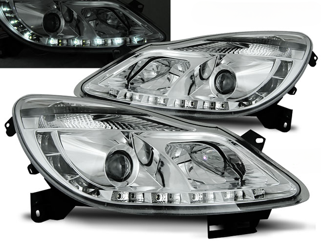 OPEL CORSA D 04.06-11 LUCE DIURNA CROMO