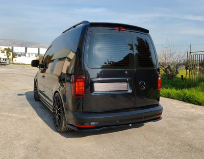 💕ART.9707 SPLITTER POSTERIORI Volkswagen Caddy Mk4 NERO LUCIDO 💕