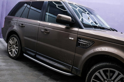 PEDANE ADATTE PER RANGE ROVER SPORT L320 2005-2012 OEM ALLUMINIO LOOK SPORTIVO