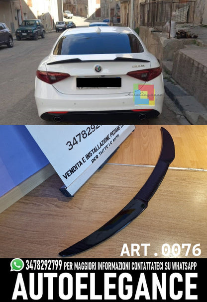 SPOILER COFANO ADATTO PER ALFA ROMEO GIULIA 2015-2021 DESING SPORTIVO AUT
