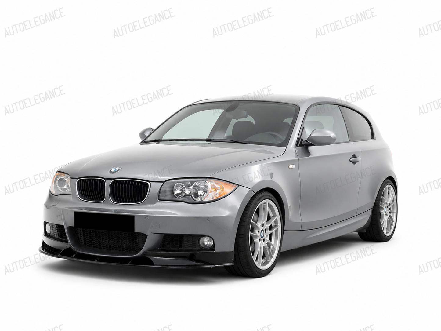 💕 ART.10267 SPLITTER M Performance BMW 1 E81,E87 2004-2011 NERO LUCIDO💕