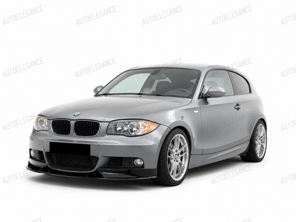 💕 ART.10267 SPLITTER M Performance BMW 1 E81,E87 2004-2011 NERO LUCIDO💕