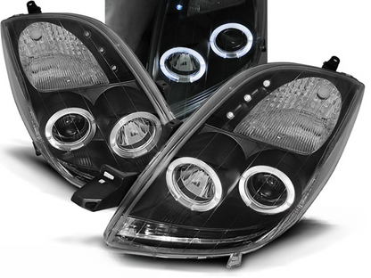 FARI PER TOYOTA YARIS 06-09 ANGEL EYES NERO