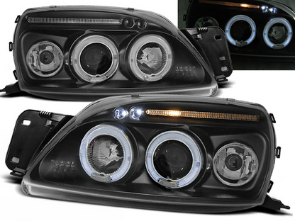 FARI ANGEL EYES ADATTI COMPATIBILI PER FORD FIESTA MK5 09.99-04.02 NERO