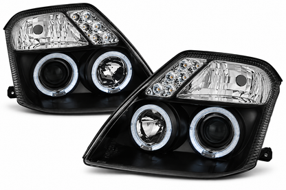 ART.10696  FARI ANTERIORI ADATTO  PER CITROEN C2 03-10 NERO