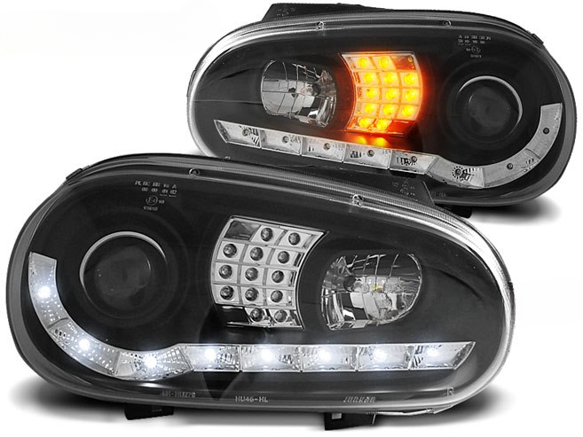 💫ART.6466 FARI DAYLIGHT NERI per VW GOLF 4 1997-2003💫
