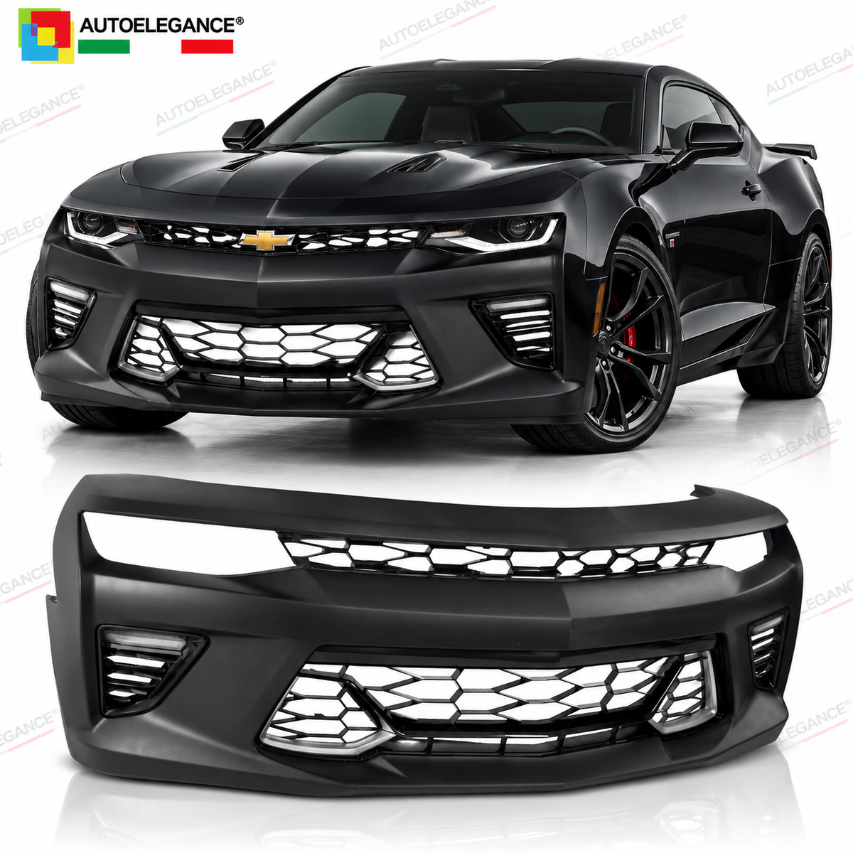 PARAURTI ANTERIORE SPORT ADATTO PER CHEVROLET CAMARO 16-18