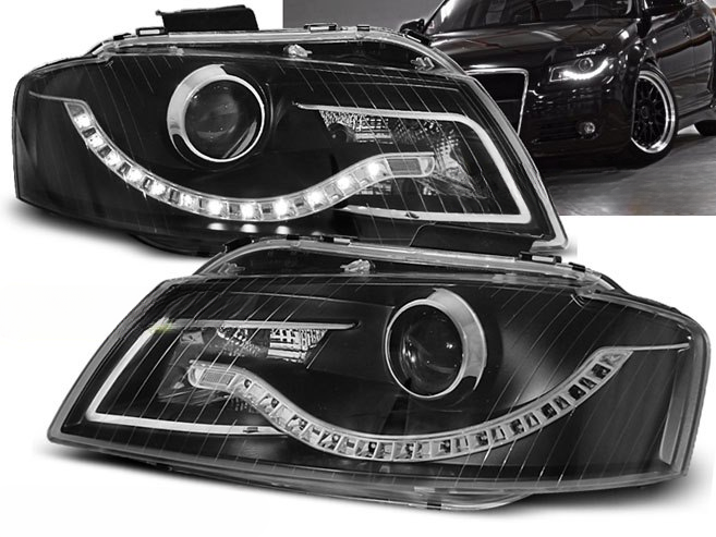 💫ART.6458 FARI DAYLIGHT NERI per AUDI A3 8P 2003-2008💫