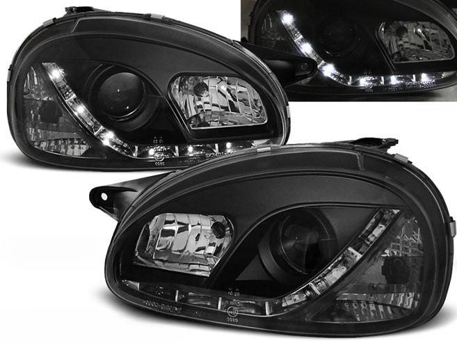 OPEL CORSA B 02.93-10.00 NERO LUCE DIURNA
