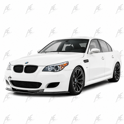 💕ART.9939 SPLITTER BMW E60 2003+ SOLO PER PARAURTI M5STYLE  NERO LUCIDO 💕