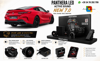 💫ART.2672 PANTHERA Soundsystem Booster 7.0 - BMW 8 Coupe M-Pack G15 2018-2025💫