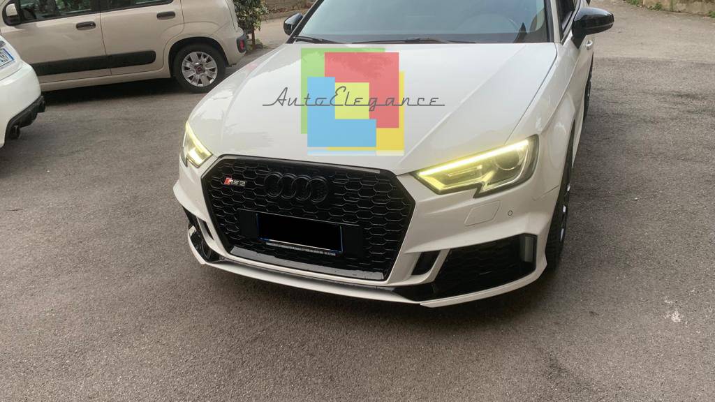 FRONT BUMPER SUITABLE FOR AUDI A3 8V 2017-2020 HATCHBACK LOOK RS3