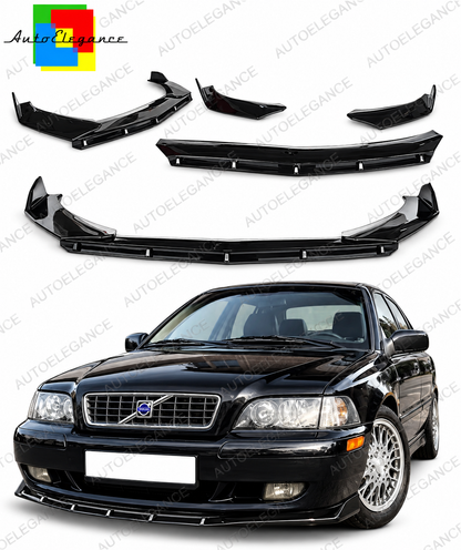 👉LAMA SOTTO PARAURTI ANTERIORE IN ABS LOOK RS NERO ADATTO PER VOLVO S40 V40👈