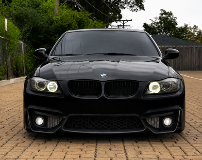 💕ART.10123 PARAURTI ANTERIORE BMW  3 E90 E91 08-11 LOOK M4 +LAMA +FENDINEBBIA💕