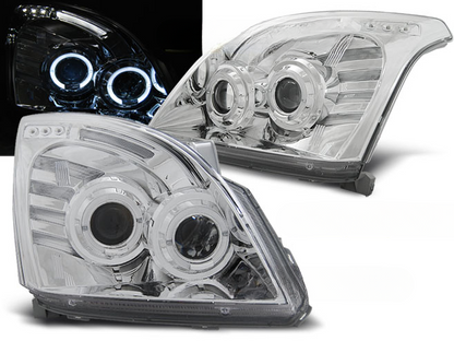 FARI PER TOYOTA LAND CRUISER 120 03-09 ANGEL EYES CROMATI