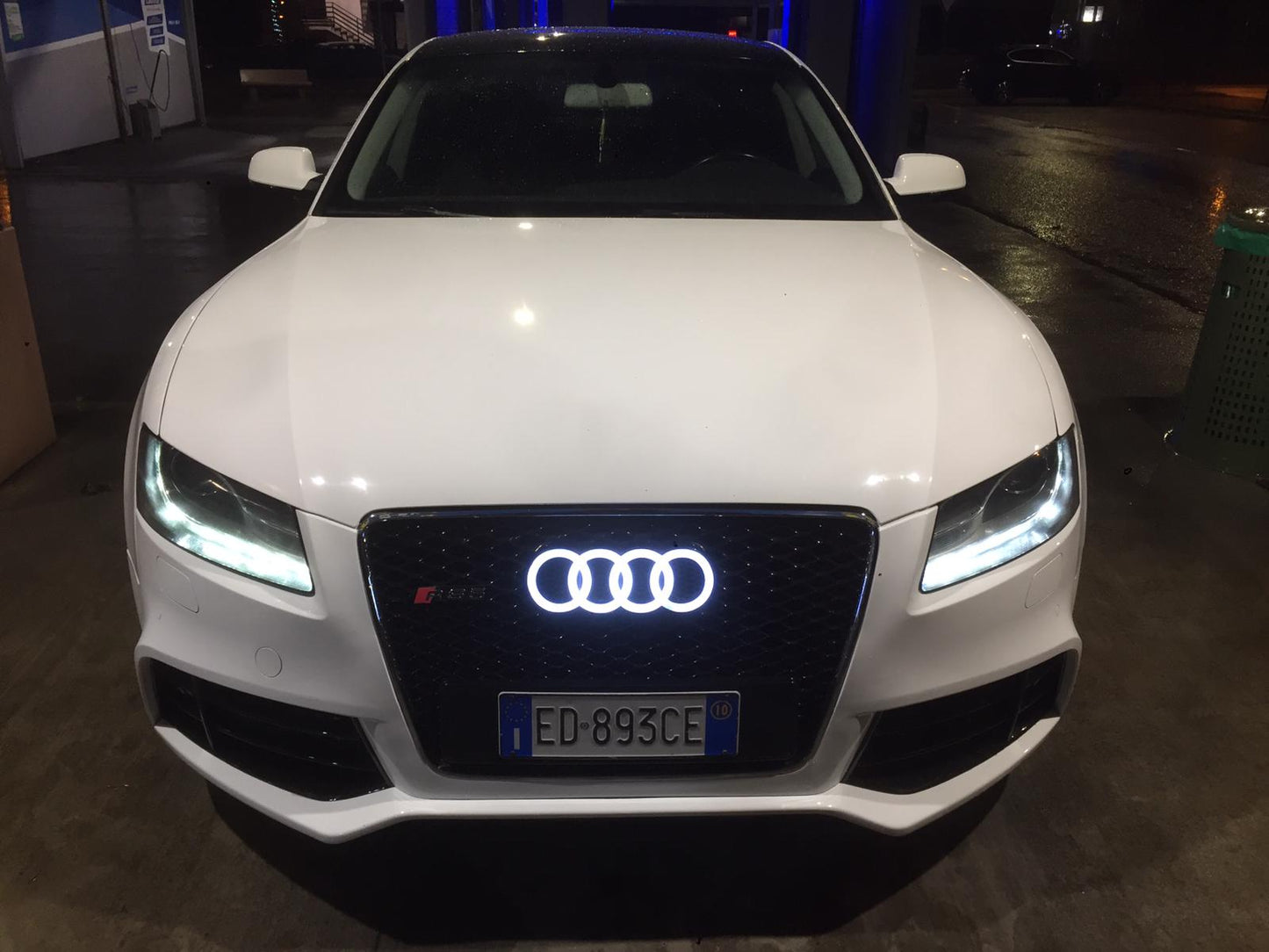 Paraurti anteriore e spoiler aggiuntivo adatti per Audi A5 8T (2007-2011)
