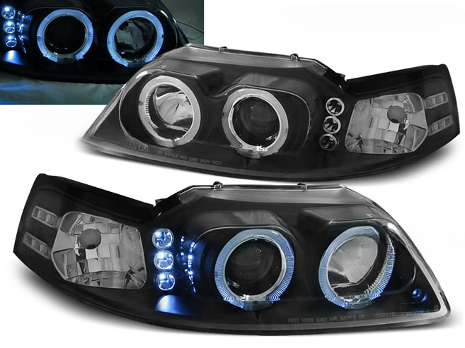 FARI NERI ANGEL EYES ADATTI COMPATIBILI PER FORD MUSTANG 98-04
