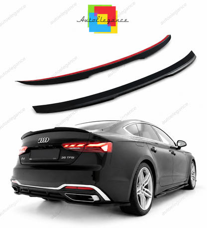 💕  Spoiler   adatto per   Audi A5 F5 S-Line Sportback nero lucido 💕