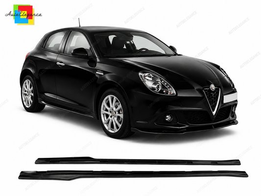 👉Minigonne Laterali Prolunghe Alfa Romeo Giulietta 10-20 ABS Nero Lucido👈