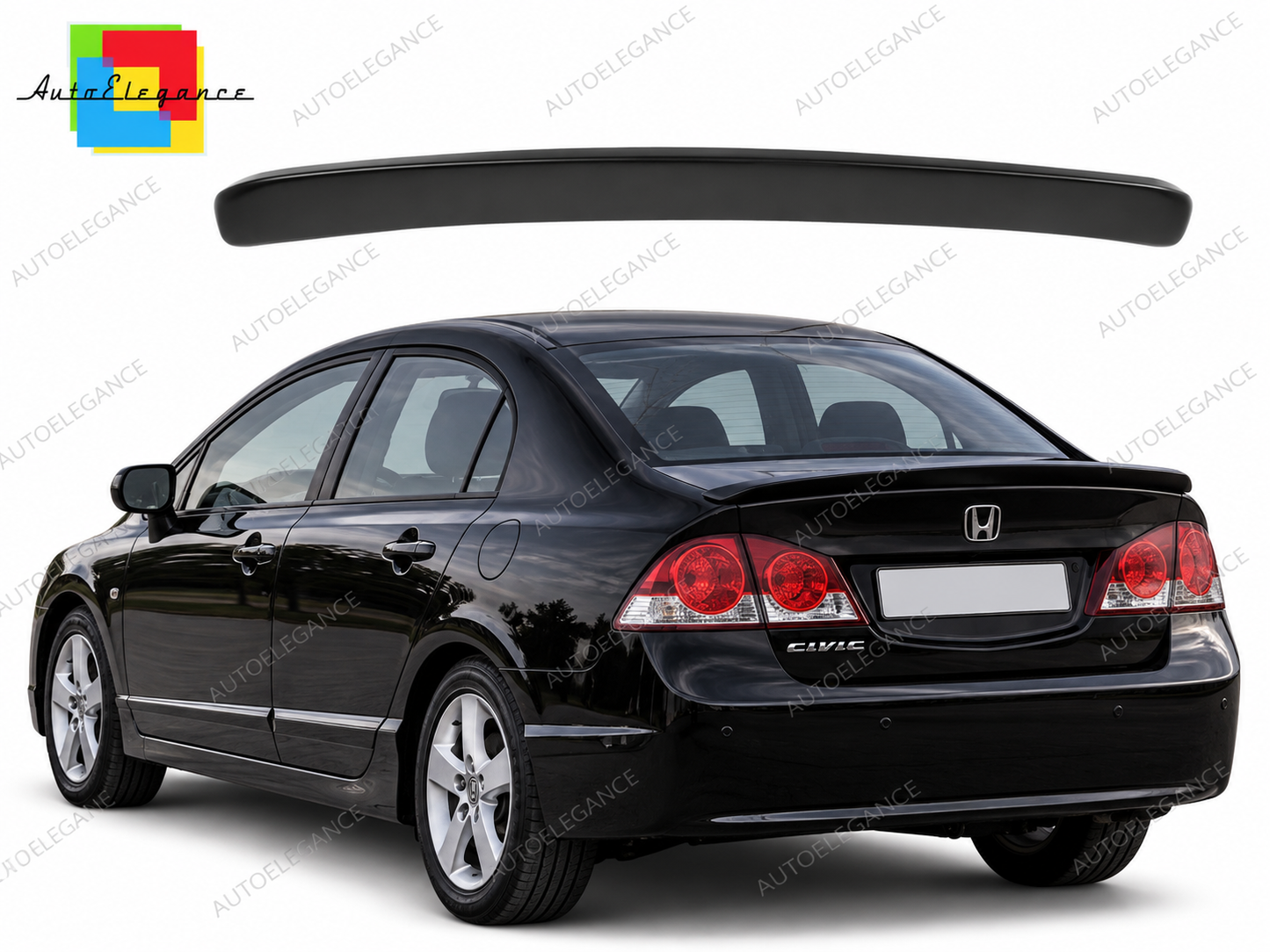 👉Spoiler Labbro Posteriore Adatto per Honda Civic MK8 2006-2011 PU Grezzo👈